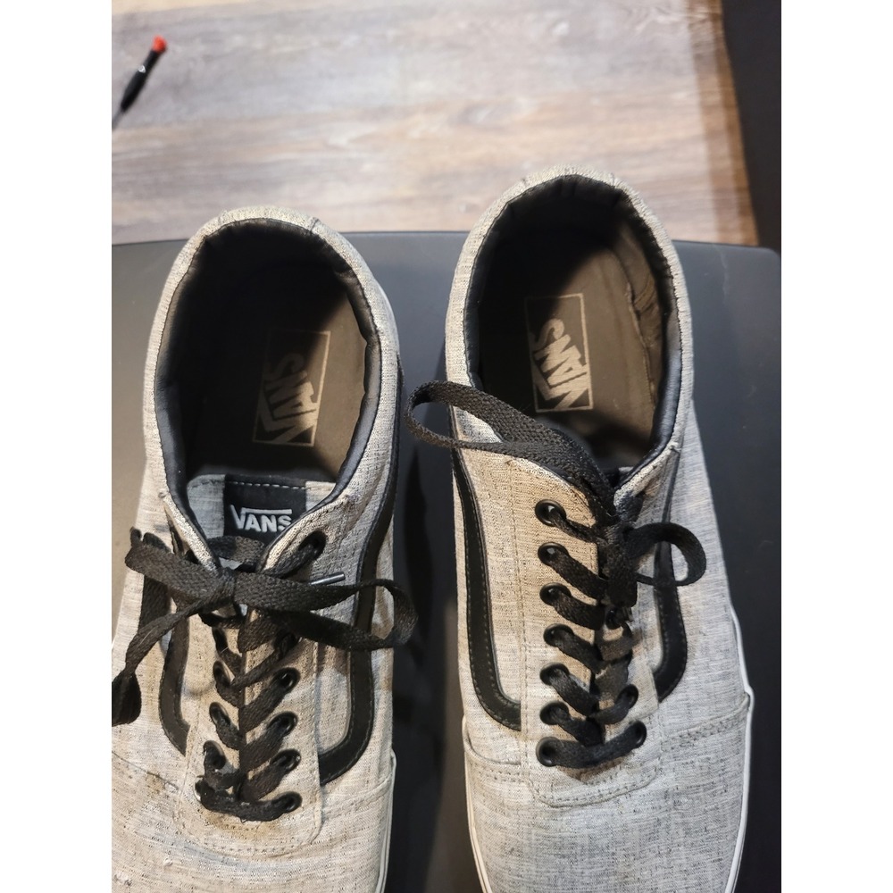 Vans Off The Wall Canvas Low Top Sneakers Men's Size 11.5 with flaws - Picture 8 of 10